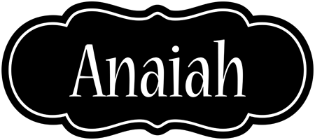 Anaiah welcome logo