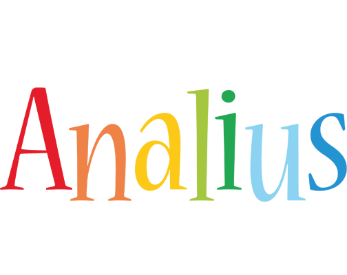 Analius birthday logo