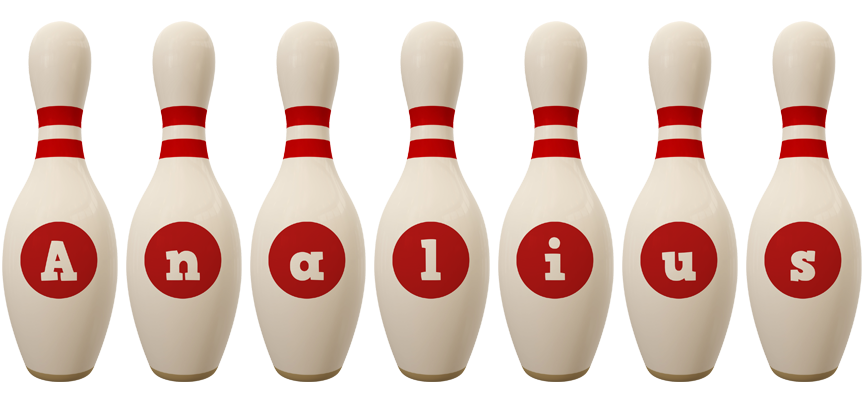Analius bowling-pin logo