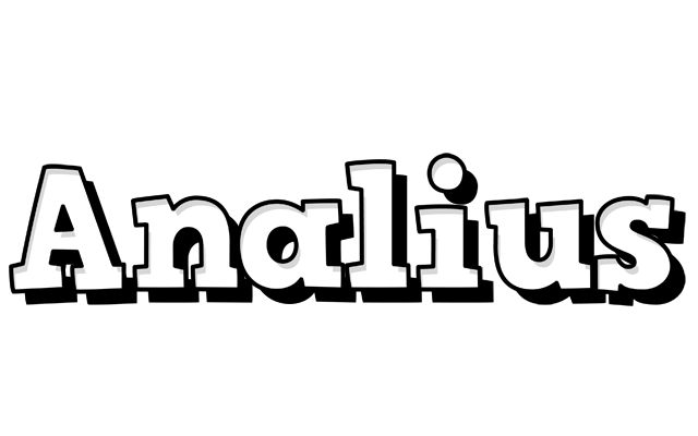 Analius snowing logo