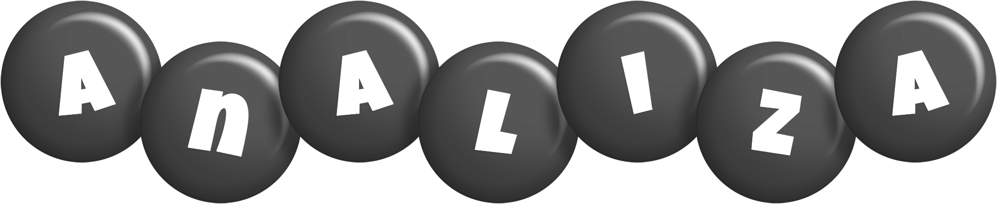 Analiza candy-black logo