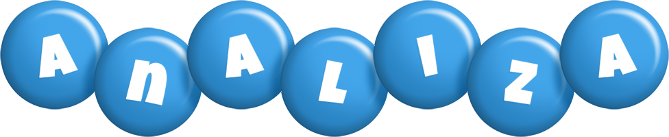 Analiza candy-blue logo