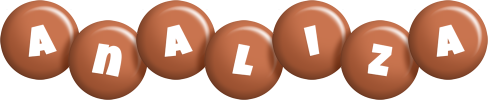 Analiza candy-brown logo