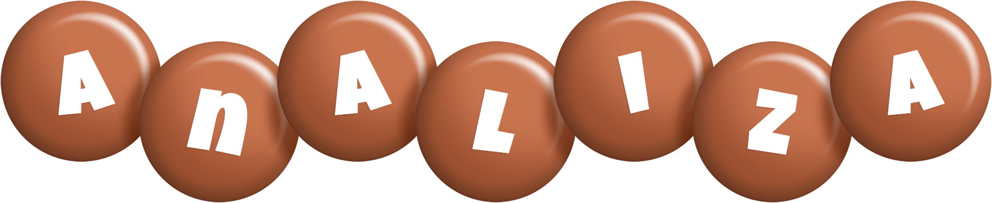 Analiza candy-brown logo