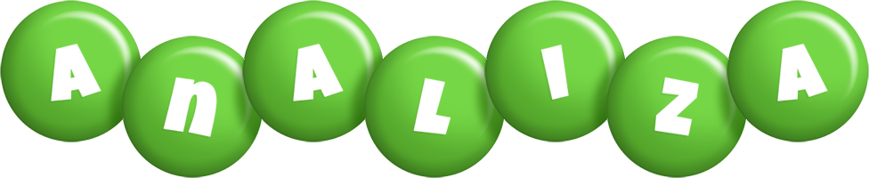 Analiza candy-green logo