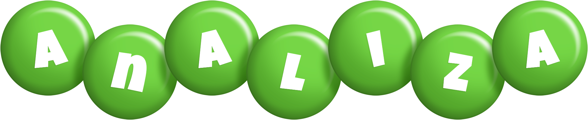 Analiza candy-green logo