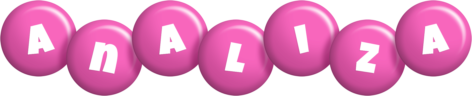 Analiza candy-pink logo