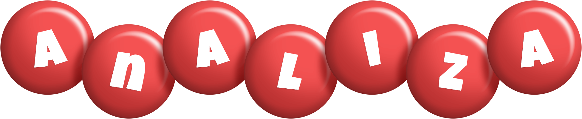 Analiza candy-red logo