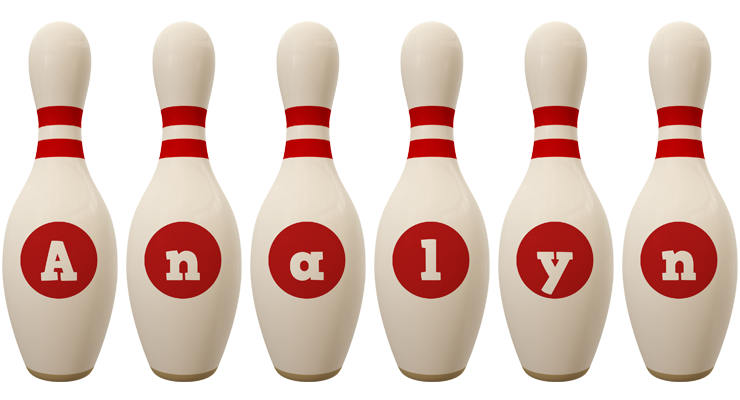 Analyn bowling-pin logo