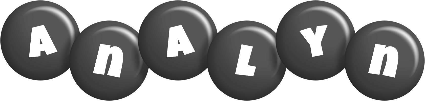 Analyn candy-black logo
