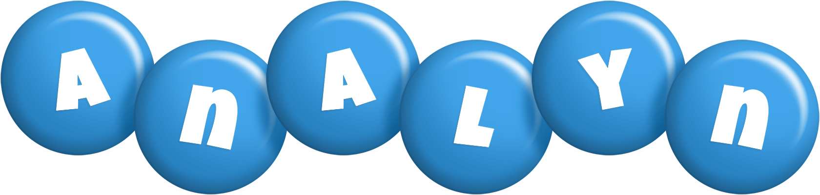 Analyn candy-blue logo