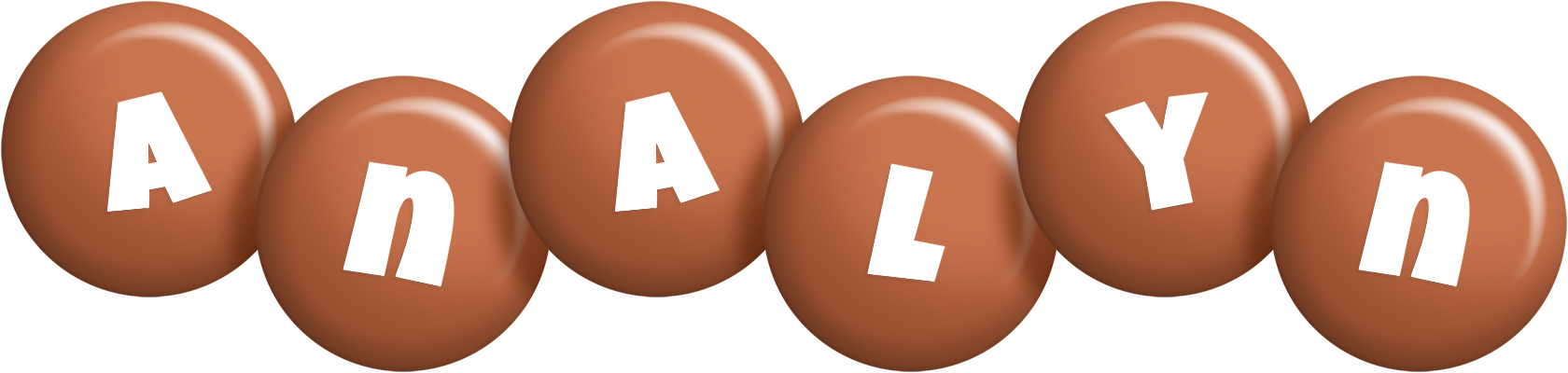 Analyn candy-brown logo