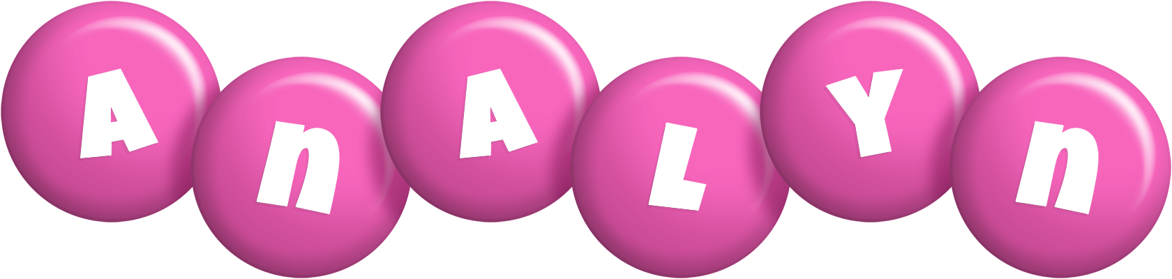 Analyn candy-pink logo