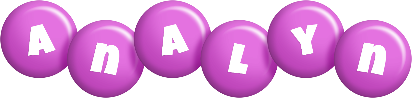 Analyn candy-purple logo