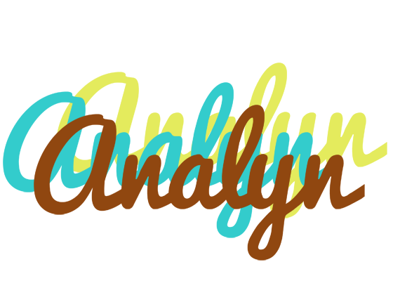 Analyn cupcake logo