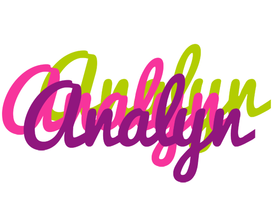 Analyn flowers logo