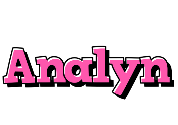 Analyn girlish logo