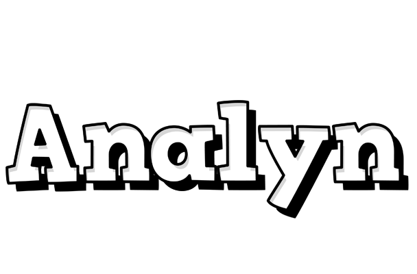 Analyn snowing logo