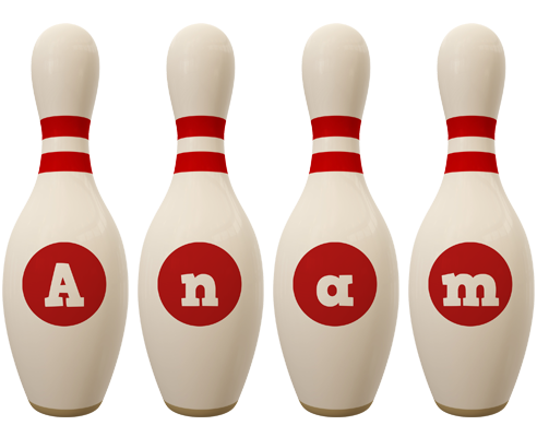 Anam bowling-pin logo