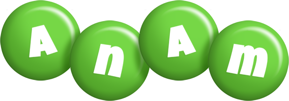 Anam candy-green logo