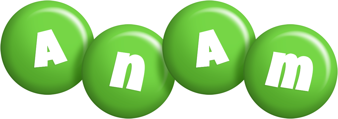 Anam candy-green logo