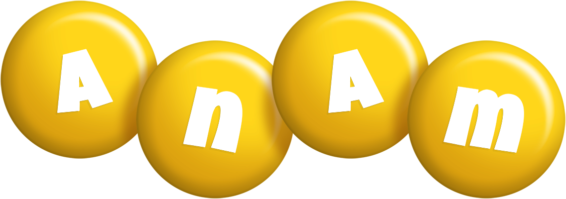 Anam candy-yellow logo