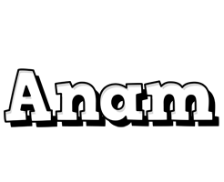 Anam snowing logo