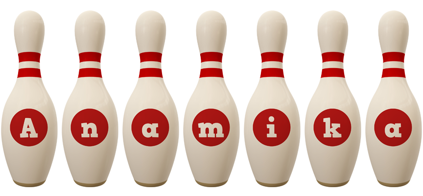Anamika bowling-pin logo