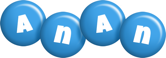 Anan candy-blue logo