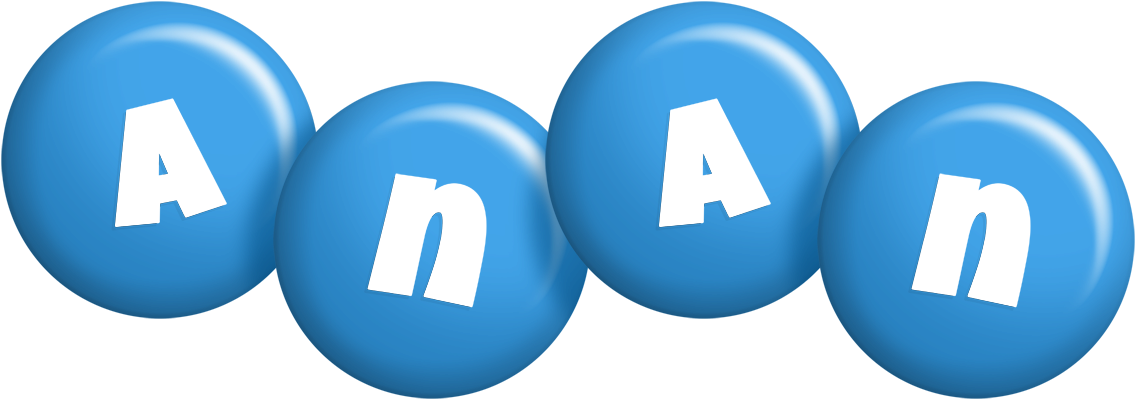 Anan candy-blue logo