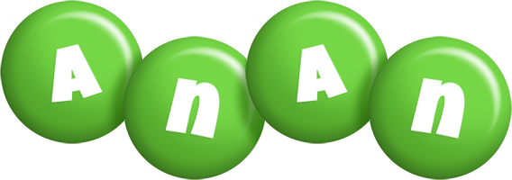 Anan candy-green logo