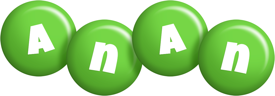 Anan candy-green logo