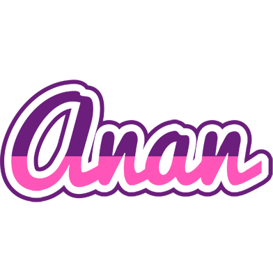 Anan cheerful logo