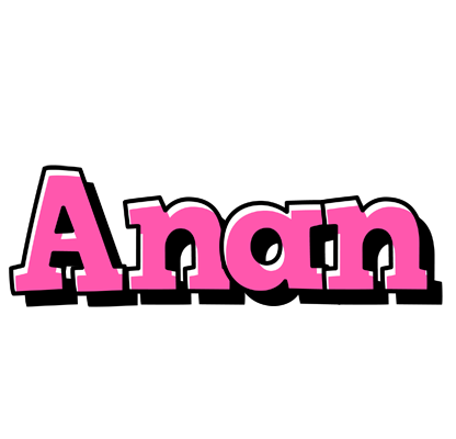 Anan girlish logo