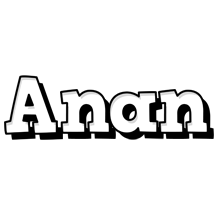 Anan snowing logo