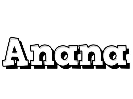 Anana snowing logo