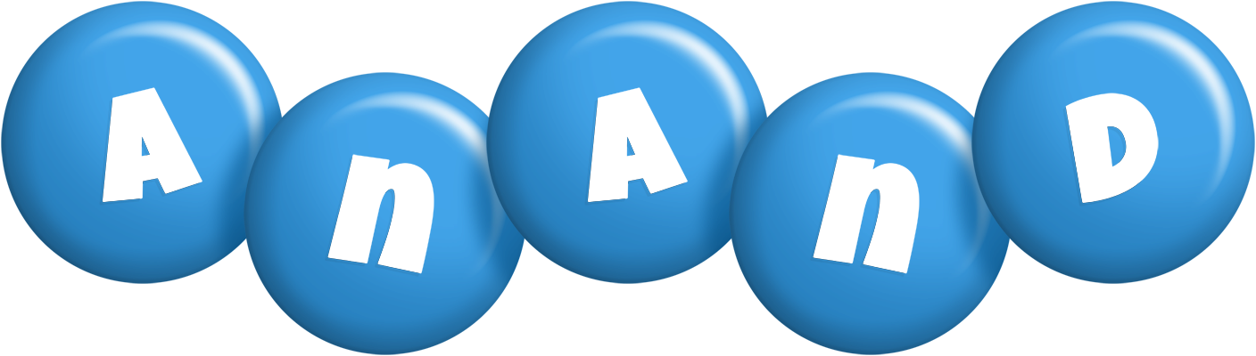 Anand candy-blue logo