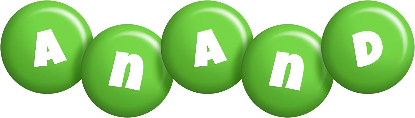 Anand candy-green logo