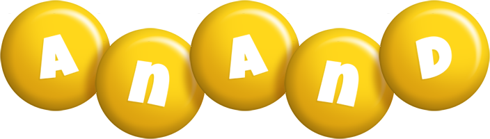 Anand candy-yellow logo