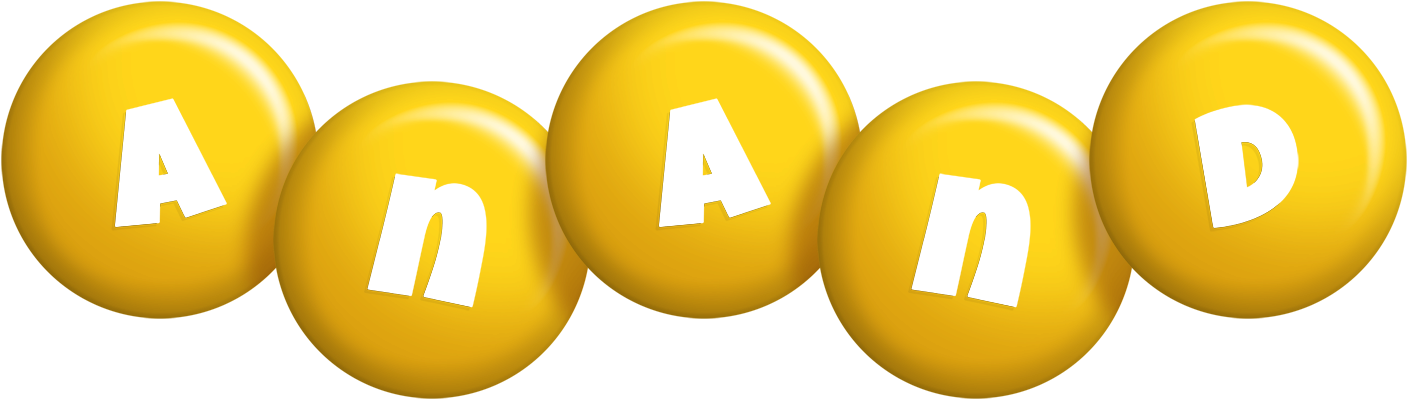 Anand candy-yellow logo
