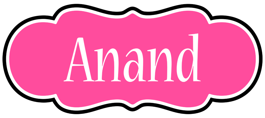 Anand invitation logo