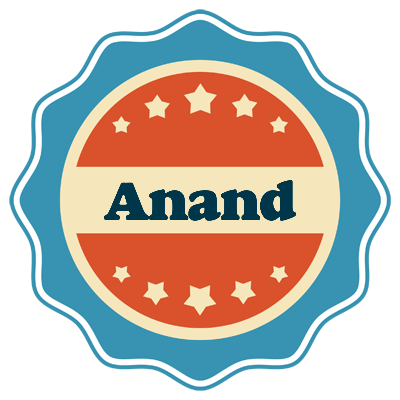 Anand labels logo