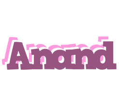 Anand relaxing logo
