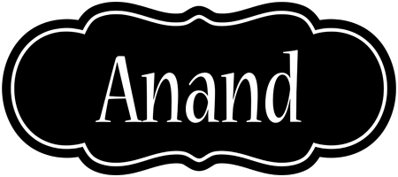 Anand welcome logo