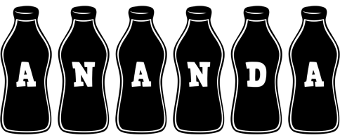 Ananda bottle logo