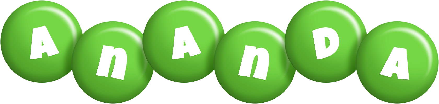 Ananda candy-green logo