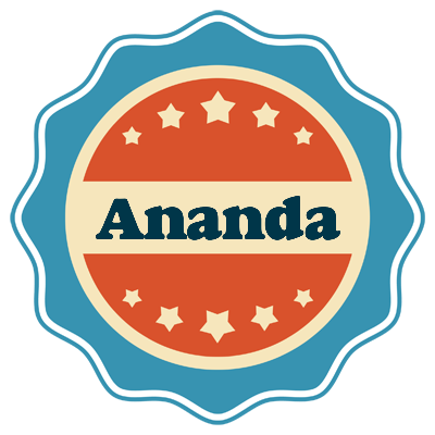 Ananda labels logo