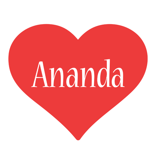 Ananda love logo
