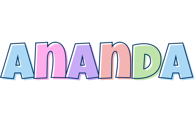 Ananda pastel logo