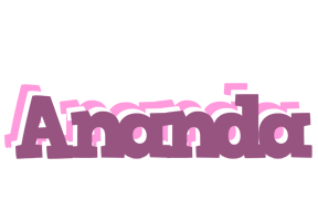 Ananda relaxing logo